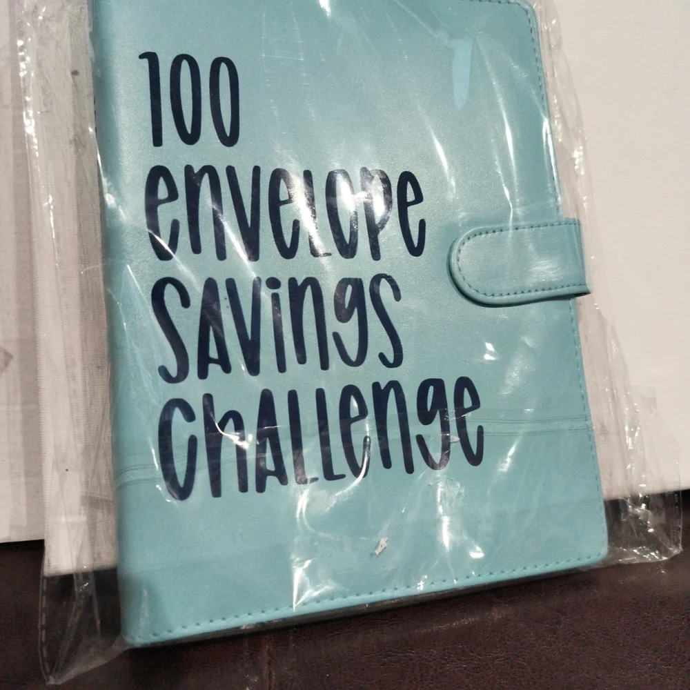 Blue Envelope Savings Challenge Binder
